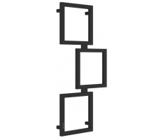 Полотенцесушитель Сунержа Этюд ES шгв 490*74*1050 слева кабель цвет-черный матовый (Matt Black Nero Opaco) 31-0846-1050 