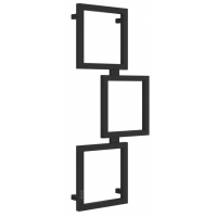 Полотенцесушитель Сунержа Этюд ES шгв 490*74*1050 слева кабель цвет-черный матовый (Matt Black Nero Opaco) 31-0846-1050 