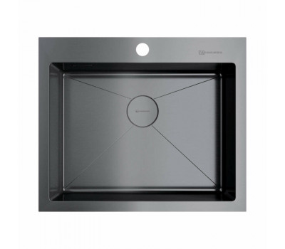 Мойка OMOIKIRI Akisame, размер 590*510*200, цвет-вороненая сталь 4973096 Мойка OMOIKIRI Akisame, размер 590*510*200, цвет-вороненая сталь 4973096