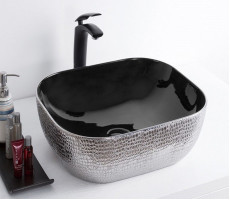 Умывальник CeramaLux D1302H020 серый 