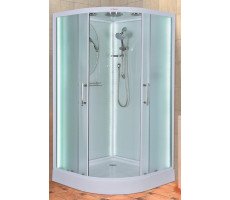 Кабина душевая 110х110 ESBANO ELEGANCIA ES-L 110 CR (с подсветкой) ESKL110CR