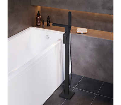 Смеситель для ванны и душа, отдельностоящий Damixa Gala 535000300 Черный 