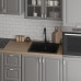 Мойка для кухни 57х50 черная матовая Teymi Helmi T120107 Мойка для кухни 57х50 черная матовая Teymi Helmi T120107