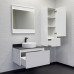 Тумба-умывальник Comforty Марсель-75 белая матовая со столешницей под черный мрамор c раковиной Comforty 9110 00-00012270 