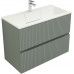 Тумба с раковиной Aquanet Джейн 90 цв.мисти грин (раковина Фортуна) 00332518 Тумба с раковиной Aquanet Джейн 90 цв.мисти грин (раковина Фортуна) 00332518