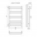 Полотенцесушитель электрический Lemark Linara LM04810E П10 500x800, левый/правый 