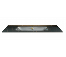 Столешница стекло 100см моноблок Armadi Art Глянцевая Графит 852-100-GR 