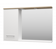 Зеркальный шкаф Misty Респект 120 левый Э-Рес02120-1Л Зеркальный шкаф Misty Респект 120 левый Э-Рес02120-1Л