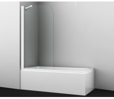 Стеклянные шторки WasserKRAFT Leine 35P 35P01-80WHITE Fixed белый матовый 