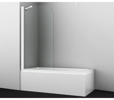 Стеклянные шторки WasserKRAFT Leine 35P 35P01-80WHITE Fixed белый матовый 