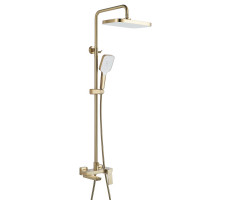Душевая система Rose R1836G, золотой сатин Душевая система Rose R1836G, золотой сатин