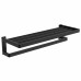 Полка для полотенец ABBER Westen AA1758B черная матовая 