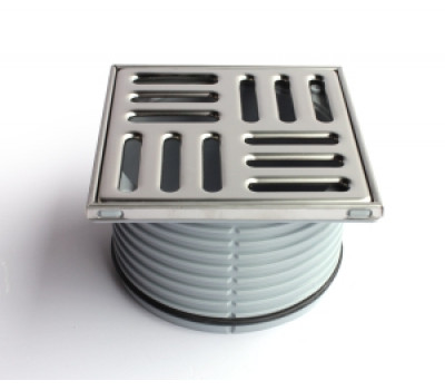 Решетка для трапа 56022 нержаейка, хром Bronze de Luxe 