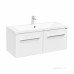 Тумба под раковину Aquaton Мадрид 100 М 2 ящика белый 1A128001MA010 