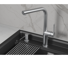 Смеситель для кухни GRANULA 9502, НЕРЖ 