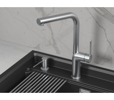 Смеситель для кухни GRANULA 9502, НЕРЖ 