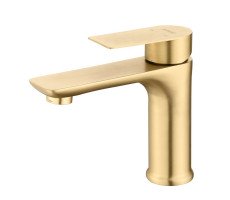 Смеситель для раковины Prohanss P35.10.03, золотой сатин 