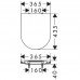 Сидение для унитаза с микролифтом Hansgrohe GladeLake S 60112450