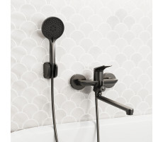 Смеситель для ванны TOKITO MITSUISHI вороненая сталь (TOK-MIT-1015GM) Смеситель для ванны TOKITO MITSUISHI вороненая сталь (TOK-MIT-1015GM)