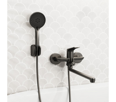 Смеситель для ванны TOKITO MITSUISHI вороненая сталь (TOK-MIT-1015GM) Смеситель для ванны TOKITO MITSUISHI вороненая сталь (TOK-MIT-1015GM)