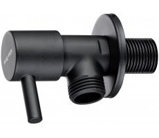 Запорный вентиль Allen Brau Priority 5.31026-31 черный матовый  Запорный вентиль Allen Brau Priority 5.31026-31 черный матовый