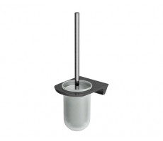 Щетка для унитаза WasserKRAFT Wiese K-8900 8927 оружейная сталь 