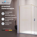 Душевая перегородка RGW WA-08Gb 800 06100808-156 Золото BRUSH 