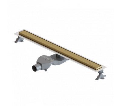 Душевой лоток Premium Linear 80см, МАТ ЗОЛОТО Boheme 982-80-MG 