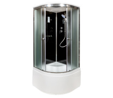 Душевая кабина AvaCan B10S c электрикой BLACK Хром 