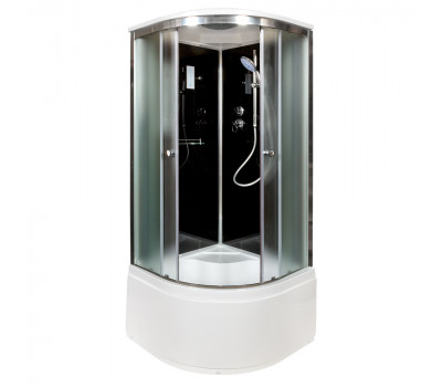 Душевая кабина AvaCan B10S c электрикой BLACK Хром 