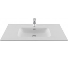 Раковина Aquanet Flat 100 белая матовая Раковина Aquanet Flat 100 белая матовая