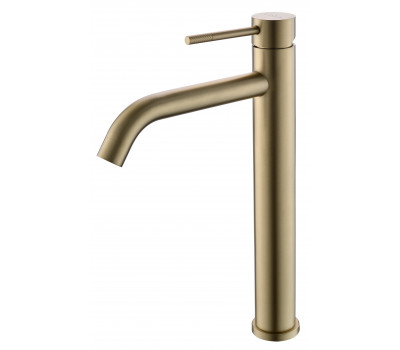 Смеситель Vessel для раковины высокий VSL25G золотой VODA 