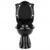 Унитаз-компакт Оскольская керамика Элисса Оптима У Стандарт моно, сиденье полипропилен, черный 43974110302 