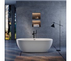 Ванна акриловая 180х80 см Vincea VBT-108 цвет белый, слив-перелив в комплекте, хром  