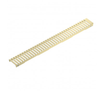 Решетка для душевого трапа 60 см WONZON & WOGHAND Брашированное золото WW-651600L-BG 