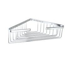 Мыльница в сеточку треугольная 45х215х142 NOFER 09052.B 