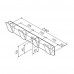 Набор крючков для полотенец AM.PM Inspire V2.0 A50A35922 Черный 