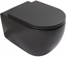 Унитаз подвесной Allen Brau Reality 4.32015.31 черный матовый 