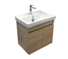 Тумба-умывальник Comforty Тромсе-60 дуб сонома с раковиной Fest 60 F01 00004142217 