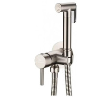 Гигиенический душ со смесителем встраиваемый Grocenberg GB001NK, никель 