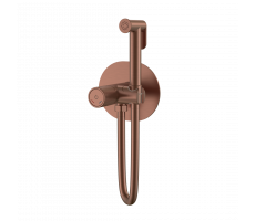 Смеситель гигиенический TECH Brushed Bronze Boheme 157-BRB брашированная бронза 