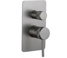 Смеситель для ванны Allen Brau Priority 5.31011-MG (с внутренней частью) графит браш 