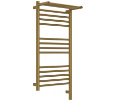 Полотенцесушитель Сунержа Богема 3.1 с 1 полкой шгв 432*215*924 нижнее справа МЭМ цвет-латунь состаренная 051-6007-8040 