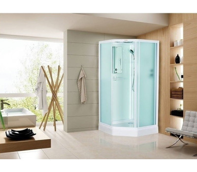 Кабина душевая 100х100 ESBANO ELEGANCIA ES-L 100 PR (с подсветкой) ESKL100PR