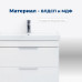 Тумба с раковиной Aquanet Ирис new 120 L подвесная 2 ящ. цв. белый глянец 00332258 Тумба с раковиной Aquanet Ирис new 120 L подвесная 2 ящ. цв. белый глянец 00332258