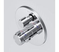 Смеситель с термостатом монтируемый в стену на 3 потребителя AM.PM X-Joy F85A95600 Хром 