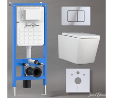 Комплект 3в1 IBERICA BLANCA инсталляция SILENCIO, унитаз TOLEDO ALTO белый, кнопка смыва INOX-C хром глянцевый (IB001.TLA.234.1131) Комплект 3в1 IBERICA BLANCA инсталляция SILENCIO, унитаз TOLEDO ALTO белый, кнопка смыва INOX-C хром глянцевый (IB001.TLA.234.1131)