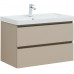 Тумба с раковиной Aquanet Вега 2.0 80 2 ящ. цв.бежевый (раковина Ирис) 00344754 Тумба с раковиной Aquanet Вега 2.0 80 2 ящ. цв.бежевый (раковина Ирис) 00344754