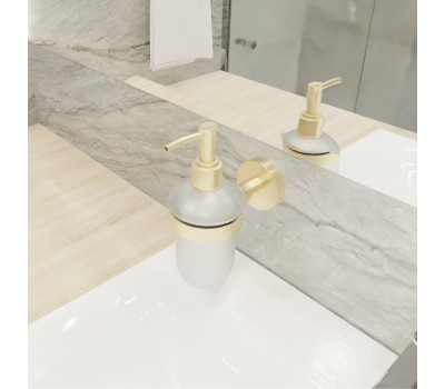 Дозатор жидкого мыла золото-сатин Fixsen Comfort Gold FX-87012 Дозатор жидкого мыла золото-сатин Fixsen Comfort Gold FX-87012