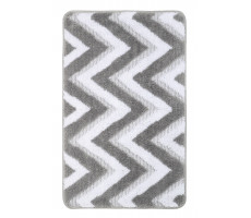 Коврик для ванной Fixsen River  серый 50х80 см.  FX-5004K 